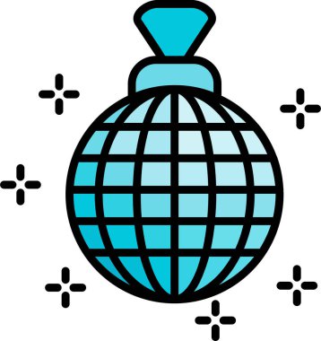 Küre. Web simgesi basit illüstrasyon