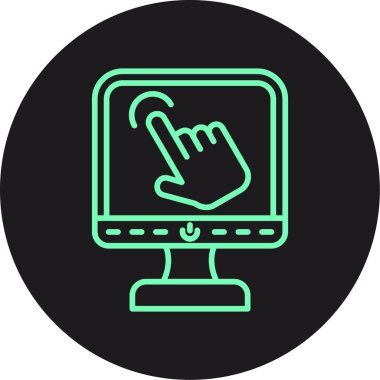 bilgisayar fare simgesi, vektör illüstrasyonu