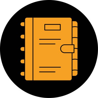 kitap simgesi, vektör illüstrasyonu