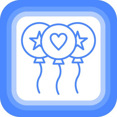 Kalpler. Web simgesi basit illüstrasyon