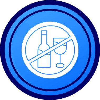 doldurulmuş alkol ikonu yok - taslak biçimi