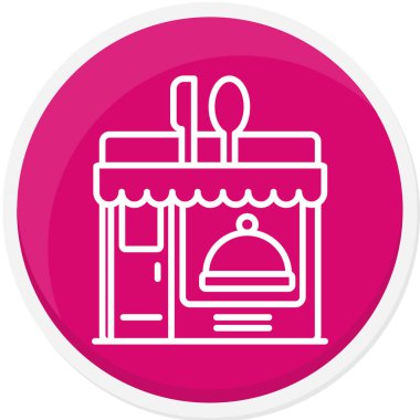 Gıda simgesinin vektör illüstrasyonu