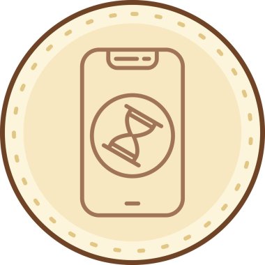 vektör telefon simgesi çizimi