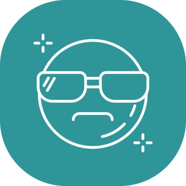 Üzgün bir yüzün vektör çizimi