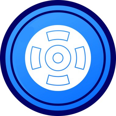 Modern oto tamir simgesinin vektör illüstrasyonu