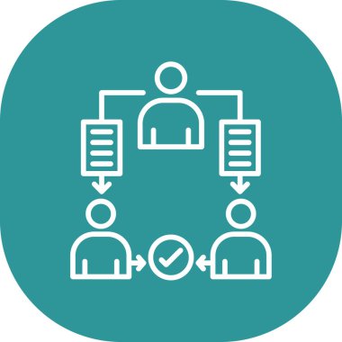 İş ve finans simgesinin vektör illüstrasyonu