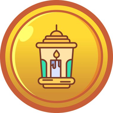 Mum ışık vektör simgesi