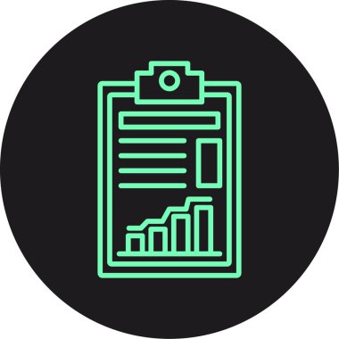 vektör raporu ico, vektör illüstrasyonu