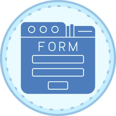 Belge simgesinin vektör illüstrasyonu