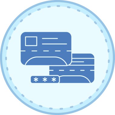 kart simge vektör çizim