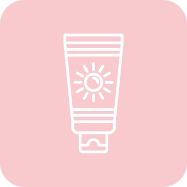 krem simge vektör çizim