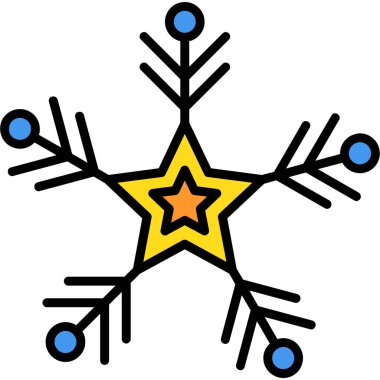 yıldız simgesi vektör renk çizelgesi