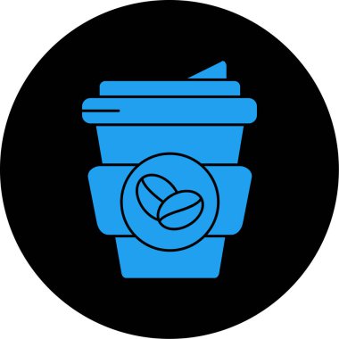 Kahve fincanı. Basit tasarım