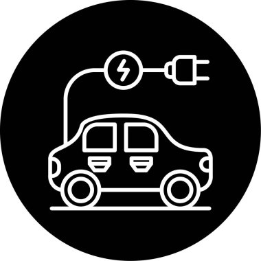 araba simgesi vektör illüstrasyonu