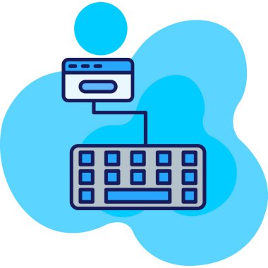 Bilgisayar donanım donanımında bilgisayar donanım simgesi - donanım kategorisi