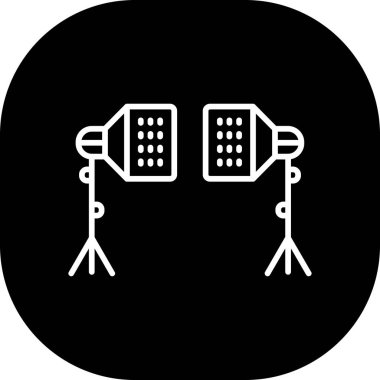 - Kamera. Web simgesi vektör illüstrasyonu