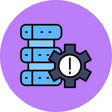 Saatin vektör illüstrasyonu modern simge