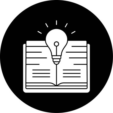 Bir ampulün vektör illüstrasyonu