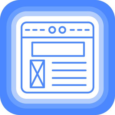 seo modern simgesinin vektör illüstrasyonu