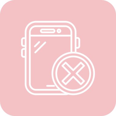 cep telefonu simgesi. vektör illüstrasyonu