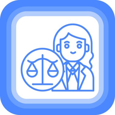 adalet simgesi vektör illüstrasyonu