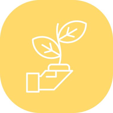 Bitkinin vektör illüstrasyonu