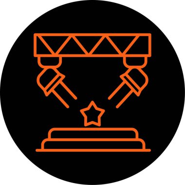 Ödül. Web simgesi basit illüstrasyon