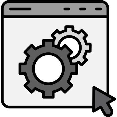 Simge vektör illüstrasyonu ayarlanıyor