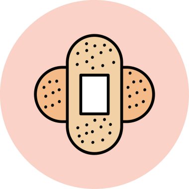 İlaç ikonu. Web için hap vektör simgelerinin özet çizimi