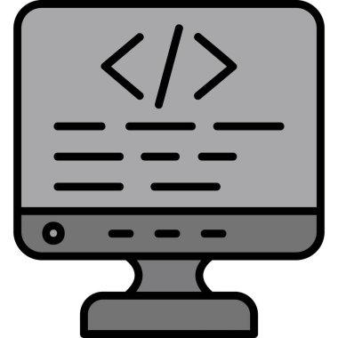 Kodlama geliştirme programlama simgesi