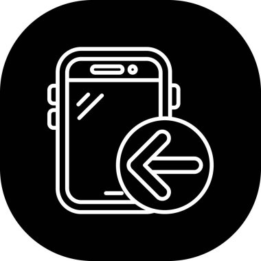 Vektör akıllı telefon simgesi illüstrasyonu