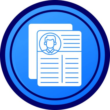 Belge simgesinin vektör illüstrasyonu