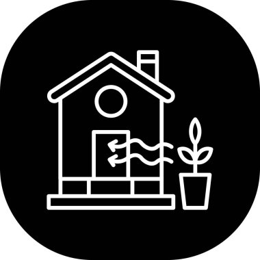 Ev. Web simgesi basit illüstrasyon