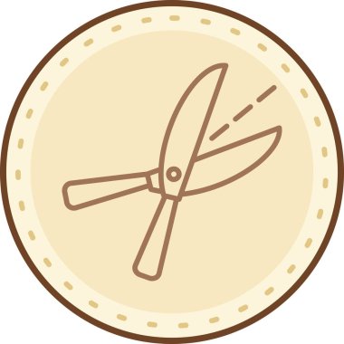 Modern simgenin vektör illüstrasyonu