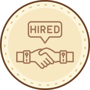 görev simgesi, vektör illüstrasyonu