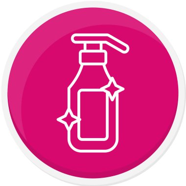 Sprey şişe vektör simgesi