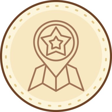 Kupa. Web simgesi basit illüstrasyon