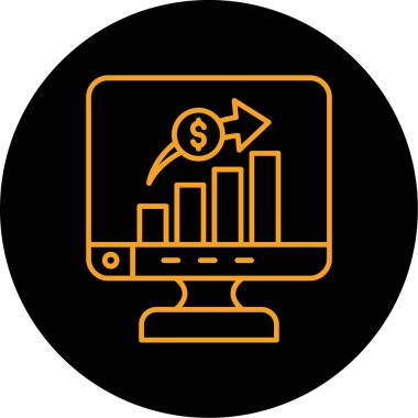 seo modern simgesinin vektör illüstrasyonu