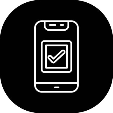 cep telefonu ikonu vektör illüstrasyonu