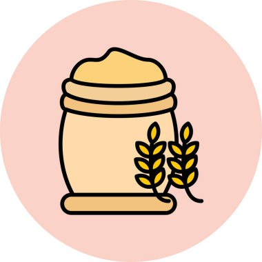 Bir kavanoz kahve ve fincanın vektör çizimi