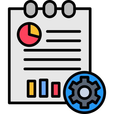 iş yönetimi vektör simgesi