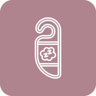 Modern b 'nin vektör illüstrasyonunda simge kapı kilidi yok