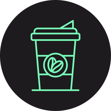 vektör kahve bardağı simgesi