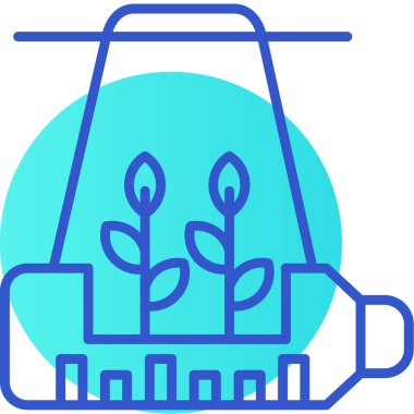 Bitki bahçesi simgesi - özet biçiminde