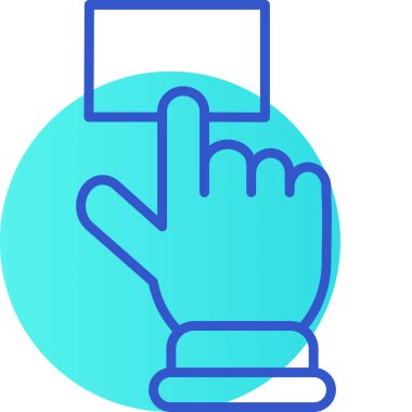 Dizüstü bilgisayar simgesi vektör çizimi