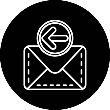 son moda biçim tasarım arka planında e- posta simgesi