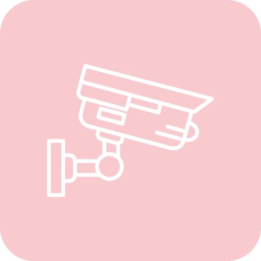 kamera vektör çizimi izole edildi