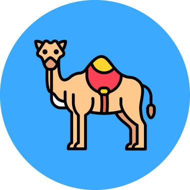 Şirin bir köpek simgesinin vektör çizimi