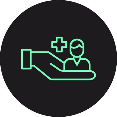 doktor vektör illüstrasyon simgesi