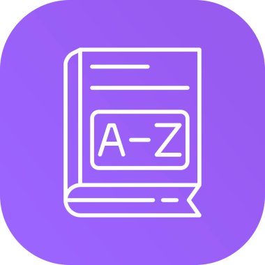 Kitap. Web simgesi basit illüstrasyon